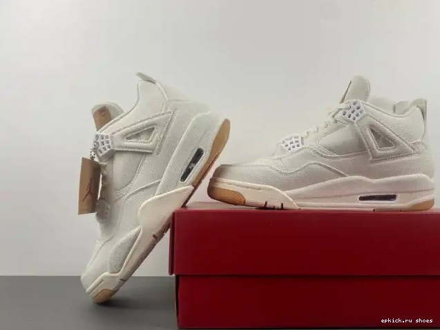 Cheap Jordan x AO2571-100 'White' Levi's 4 Air 0519